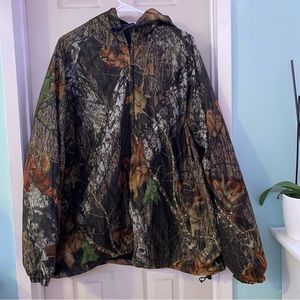 fieldstaff mossy oak apparel thick jacket with hood NWOT